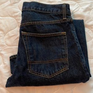Never worn-dark wash Arizona boot cut jeans.  32x30